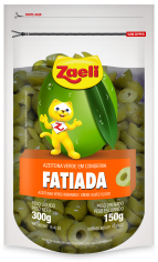 AZEITONA VERDE FATIADA - POUCH 150g