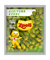 AZEITONA VERDE COM CAROÇO - SACHÊ 100g