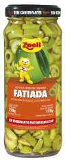 AZEITONA VERDE FATIADA - VIDRO 170g