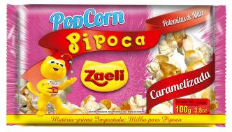 PIPOCA PARA MICRO-ONDAS CARAMELIZADA 100g