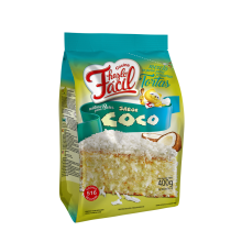 Mistura para bolo Coco 400g - Faça Fácil