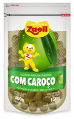 AZEITONA VERDE COM CAROÇO - POUCH 150g