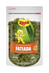 AZEITONA VERDE FATIADA - POUCH 500g