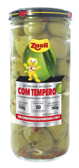 AZEITONA VERDE COM TEMPERO 500g