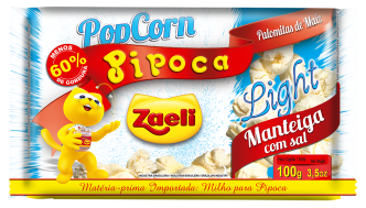 PIPOCA PARA MICRO-ONDAS MANTEIGA LIGHT 100g