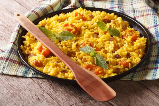 Arroz com açafrão